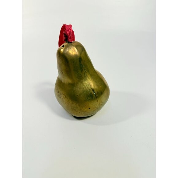 Brass Pear shaped Ornament Life sized Christmas Tree Home Decor Decorative - Picture 6 of 12
